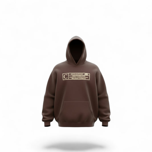 CONTROLLED SUBSTANCE OVERSIZED CROPPED HOODY