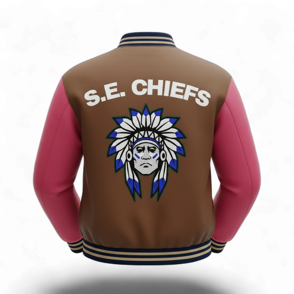 “LIMITED EDITION” Vintage S.E. CHIEFS LETTERMAN JACKET