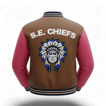 “LIMITED EDITION” Vintage S.E. CHIEFS LETTERMAN JACKET
