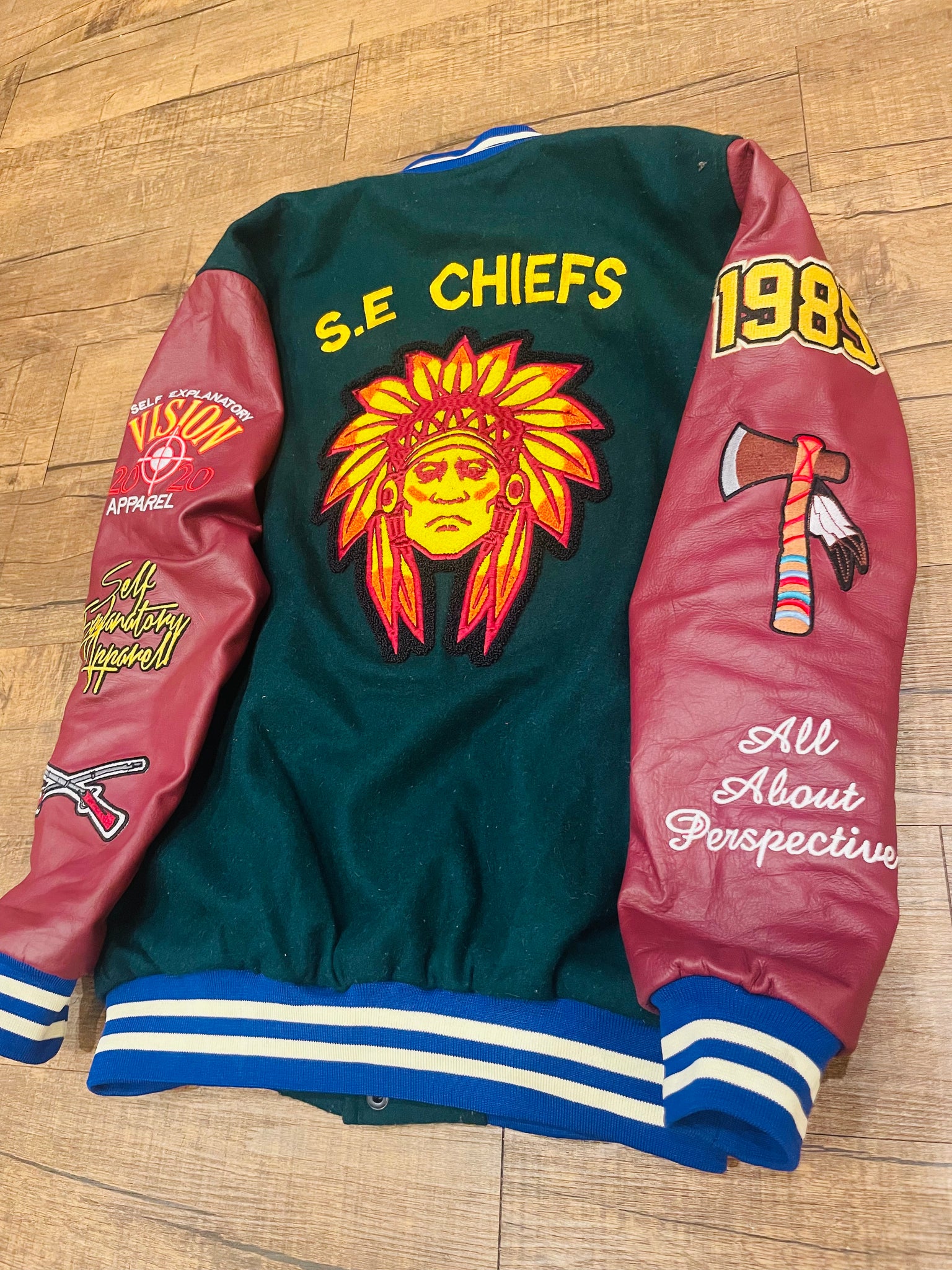 Vintage S.E. CHIEFS LETTERMAN JACKET