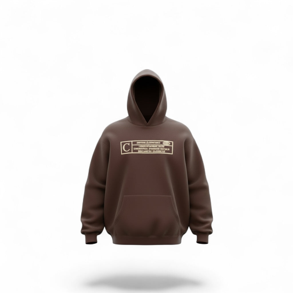 CONTROLLED SUBSTANCE OVERSIZED CROPPED HOODY