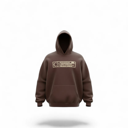 CONTROLLED SUBSTANCE OVERSIZED CROPPED HOODY