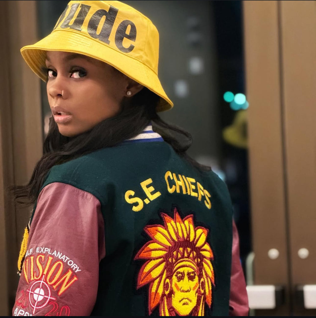 Vintage S.E CHIEFS Cropped LETTERMAN JACKET